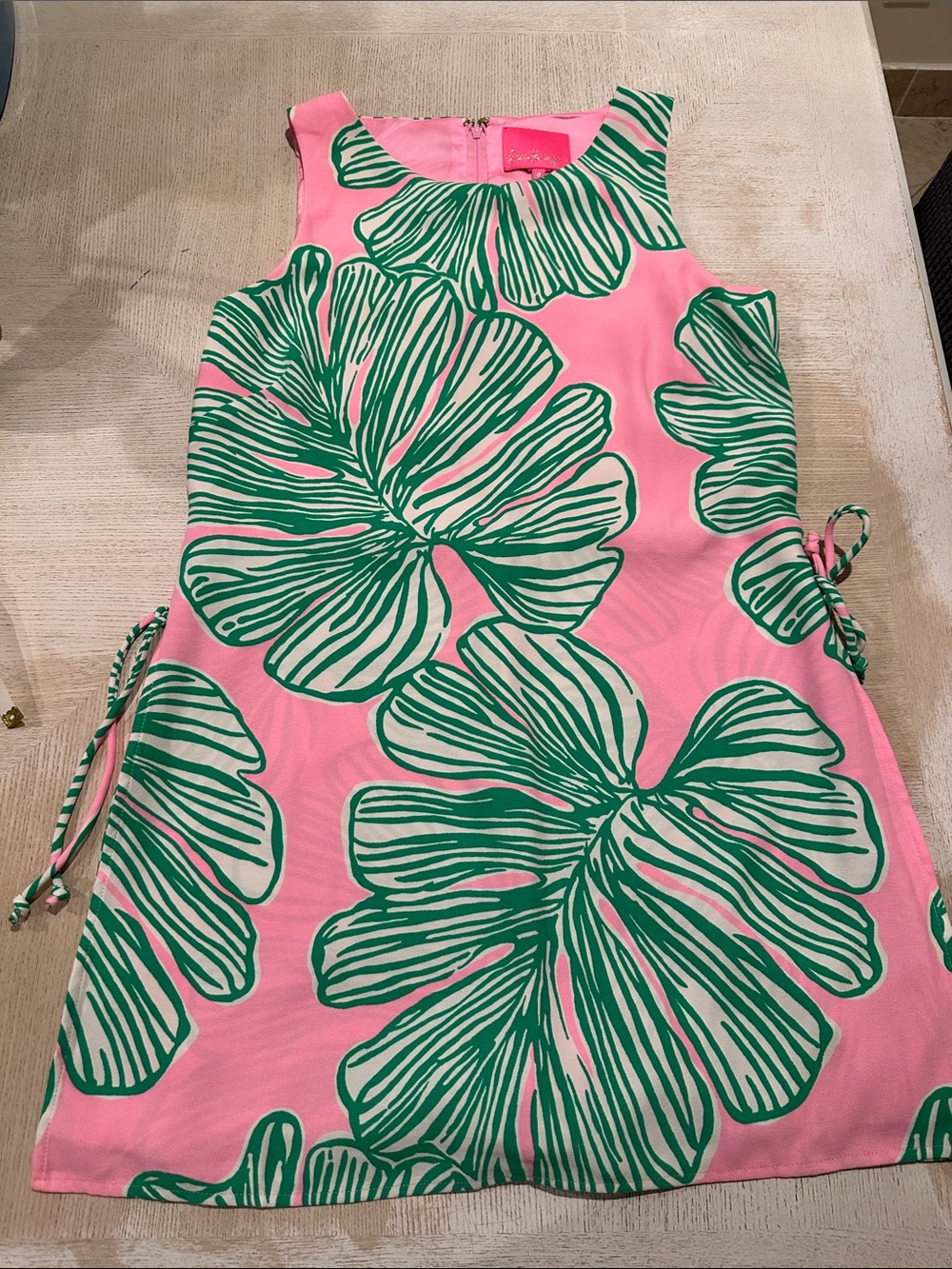 Lilly Pulitzer Shift Romper with shorts in Conch Shell Pink Shell We Dance